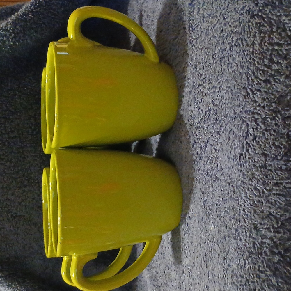 Vintage Corelle Lime Green coffee mugs set of 4